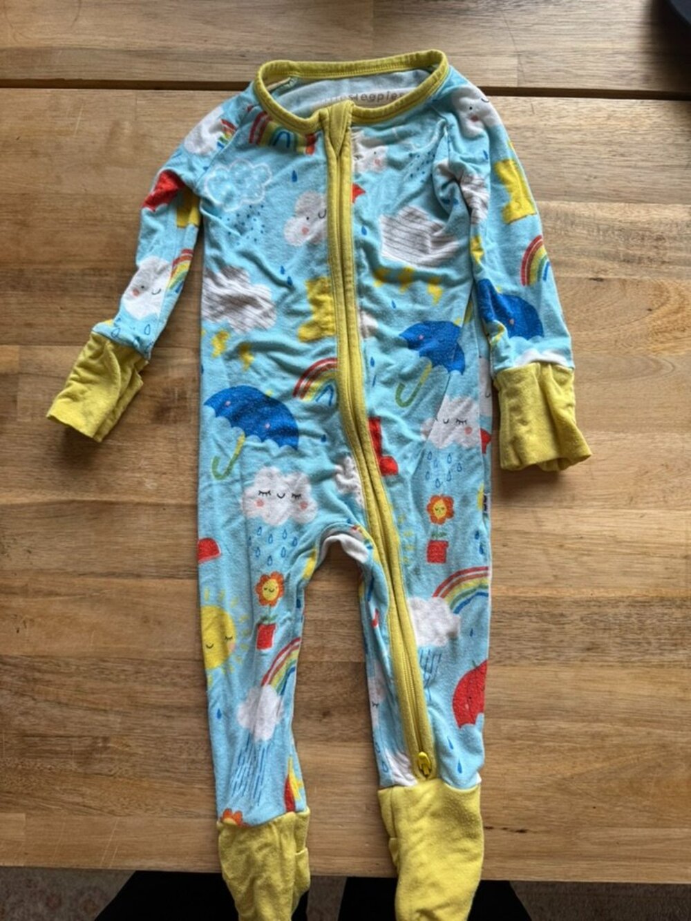 Little Sleepies Rainy days zippy 0-3 months